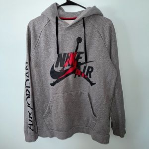 Air Jordan Men’s Grey Hoodie